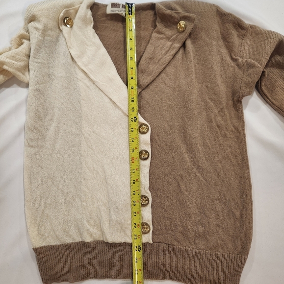 Vintage 80s Marni Knits Two Tone Knit Sweater - Picture 12 of 16